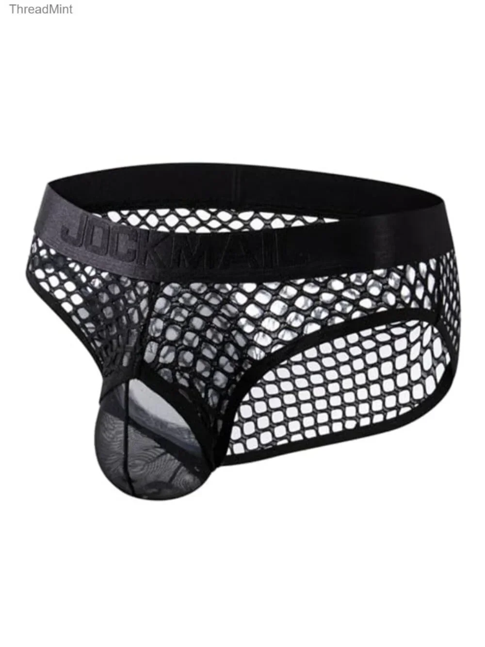 Men's Low Rise Mesh Briefs Breathable Polyamide Elastane Underwear